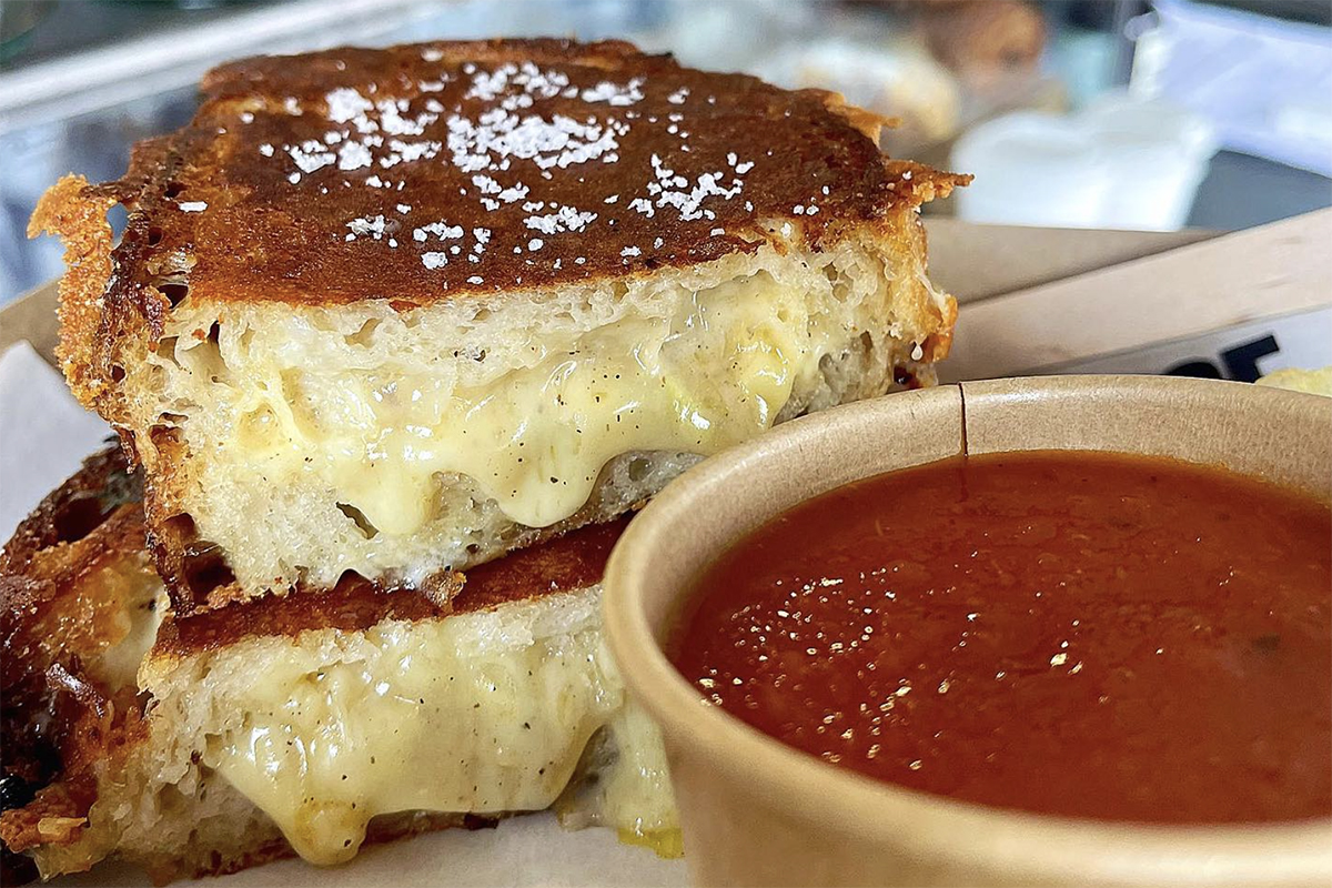 3 Cheese W/ Tomato Soup, Cheese Me Baby, Mermaid Beach (image supplied)